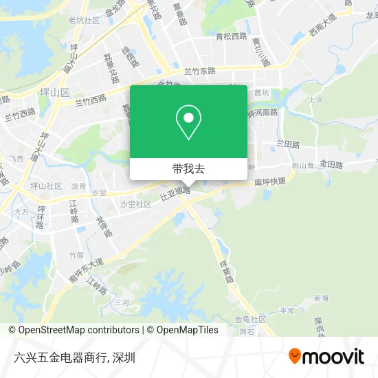 六兴五金电器商行地图