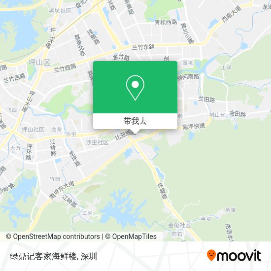 绿鼎记客家海鲜楼地图