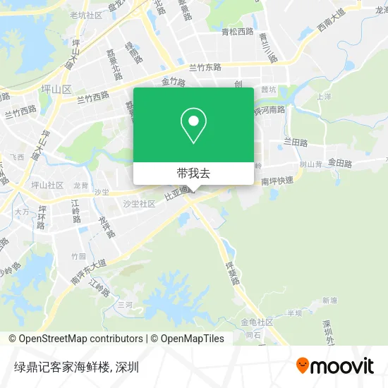 绿鼎记客家海鲜楼地图