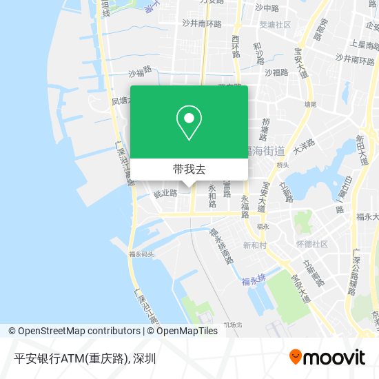 平安银行ATM(重庆路)地图