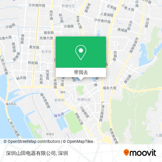 深圳山田电器有限公司地图