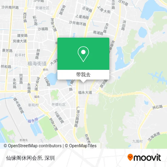 仙缘阁休闲会所地图