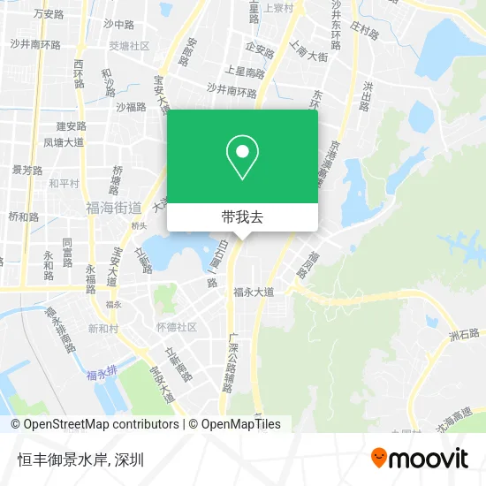 恒丰御景水岸地图