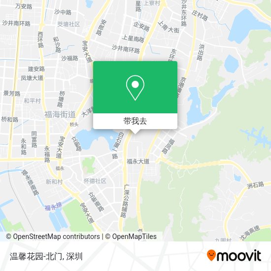 温馨花园-北门地图