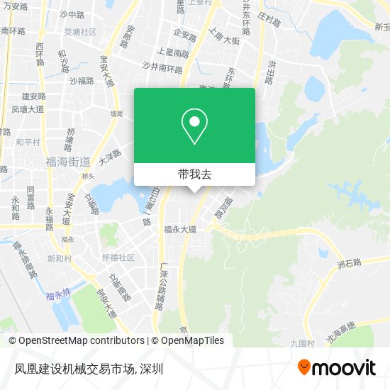 凤凰建设机械交易市场地图