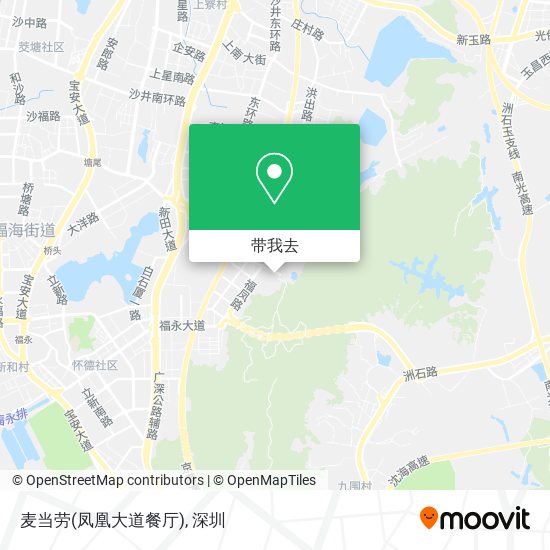 麦当劳(凤凰大道餐厅)地图