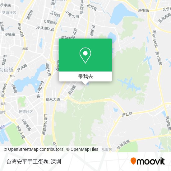 台湾安平手工蛋卷地图