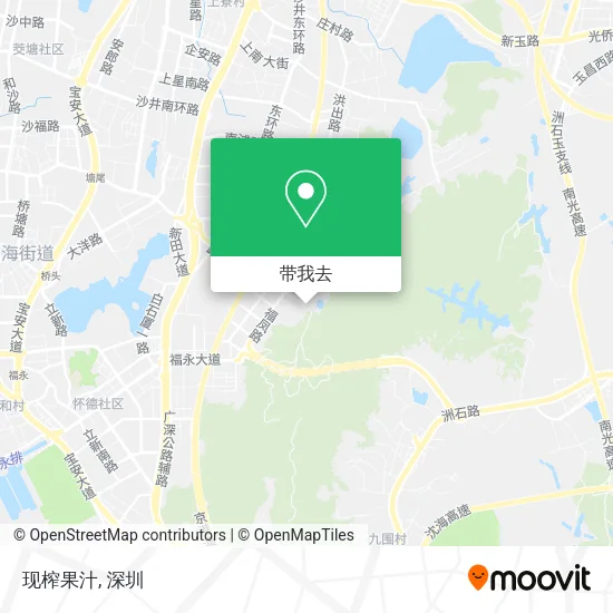 现榨果汁地图