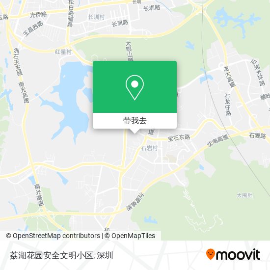 荔湖花园安全文明小区地图
