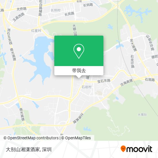 大别山湘潇酒家地图