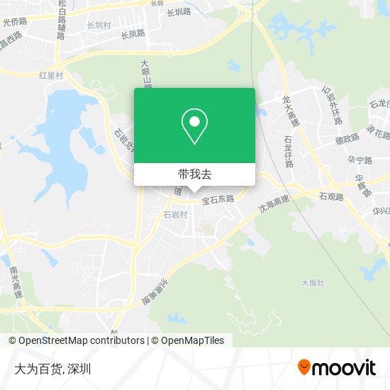 大为百货地图