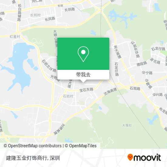 建隆五金灯饰商行地图