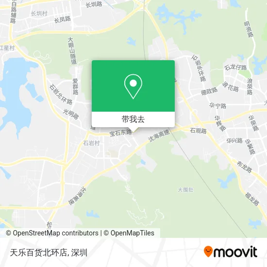 天乐百货北环店地图