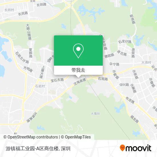 游镇福工业园-A区商住楼地图