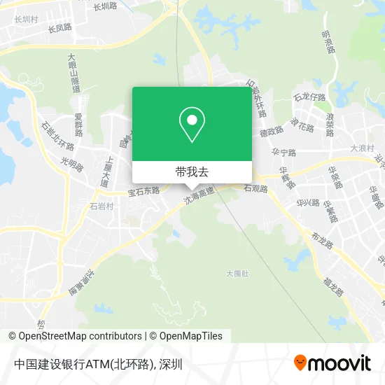 中国建设银行ATM(北环路)地图