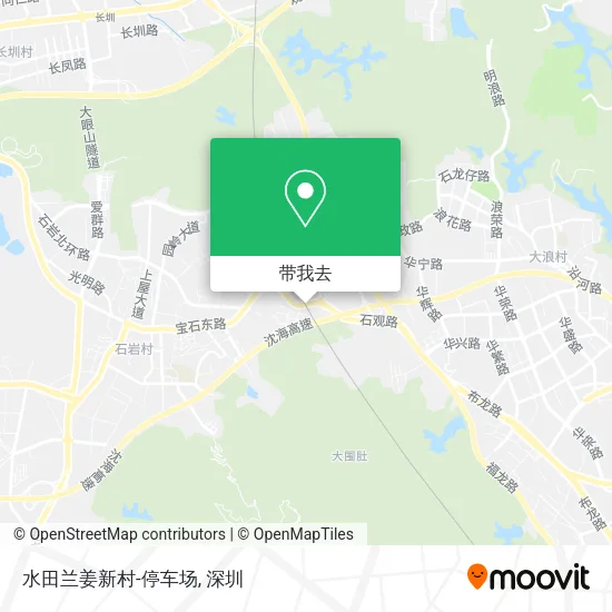 水田兰姜新村-停车场地图