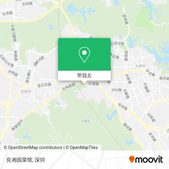 良湘园菜馆地图