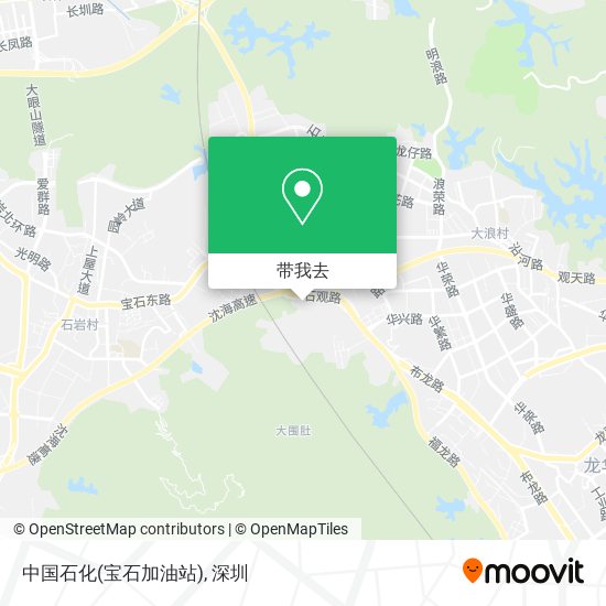 中国石化(宝石加油站)地图