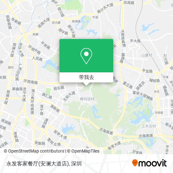 永发客家餐厅(安澜大道店)地图