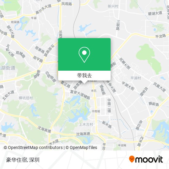 豪华住宿地图
