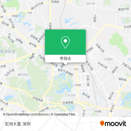 宏润大厦地图