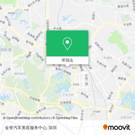 金誉汽车美容服务中心地图