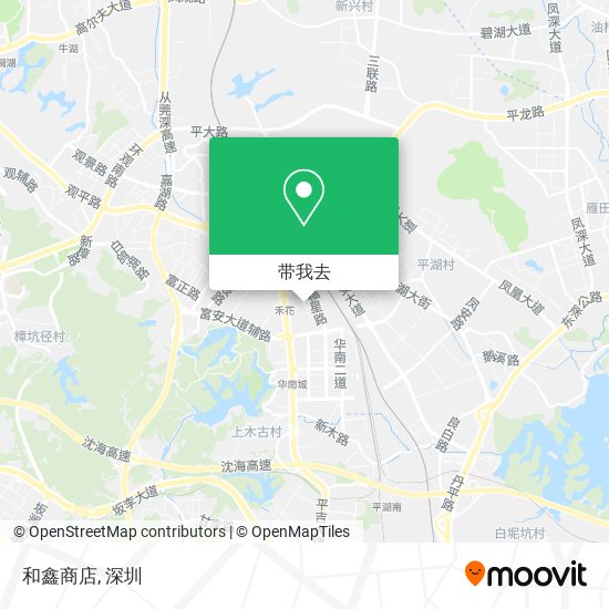 和鑫商店地图
