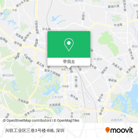 兴联工业区三巷3号楼-B栋地图
