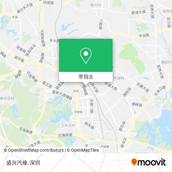 盛兴汽修地图
