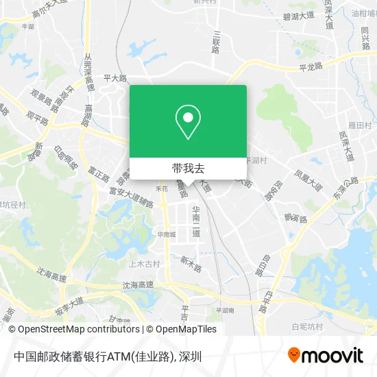 中国邮政储蓄银行ATM(佳业路)地图