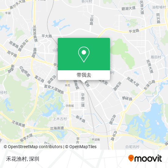 禾花渔村地图