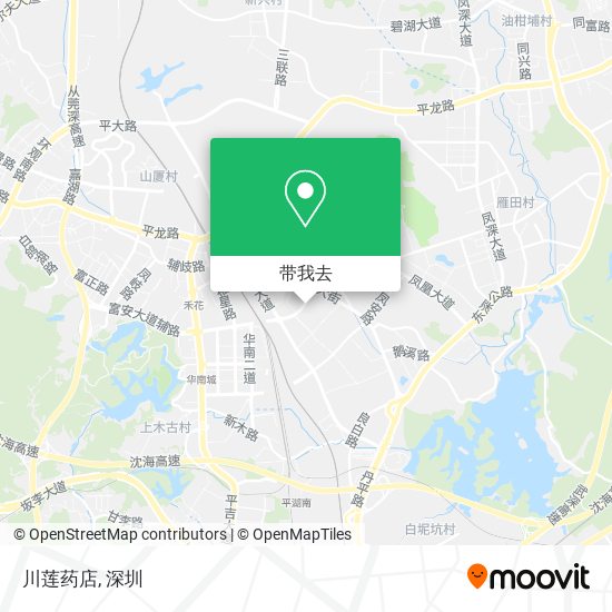 川莲药店地图