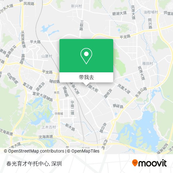 春光育才午托中心地图
