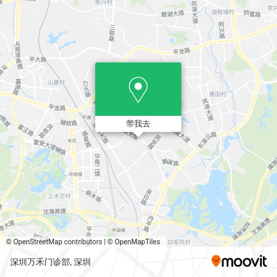 深圳万禾门诊部地图