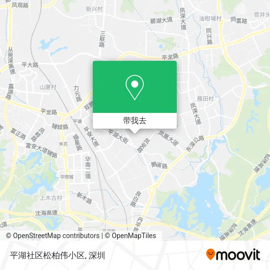 平湖社区松柏伟小区地图