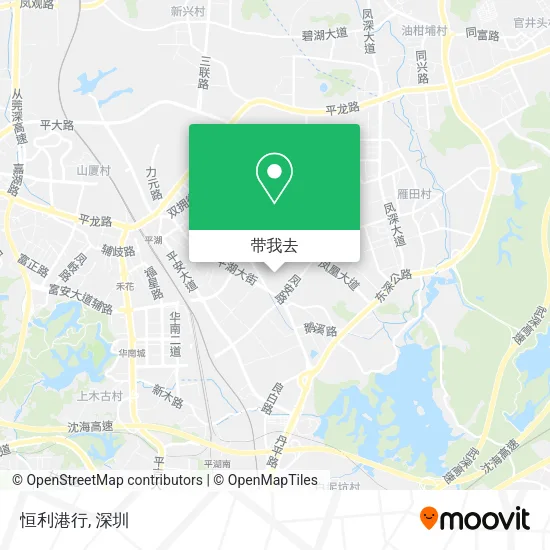 恒利港行地图