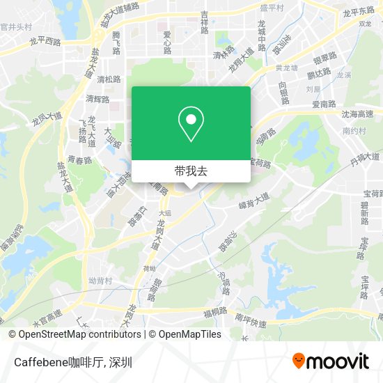 Caffebene咖啡厅地图