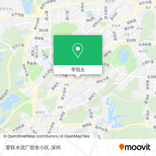 爱联水泥厂宿舍小区地图