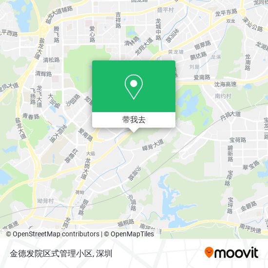 金德发院区式管理小区地图