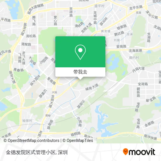 金德发院区式管理小区地图