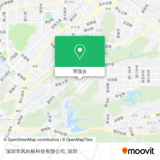 深圳市风向标科技有限公司地图