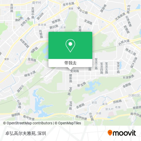 卓弘高尔夫雅苑地图