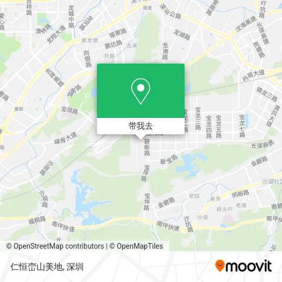 仁恒峦山美地地图