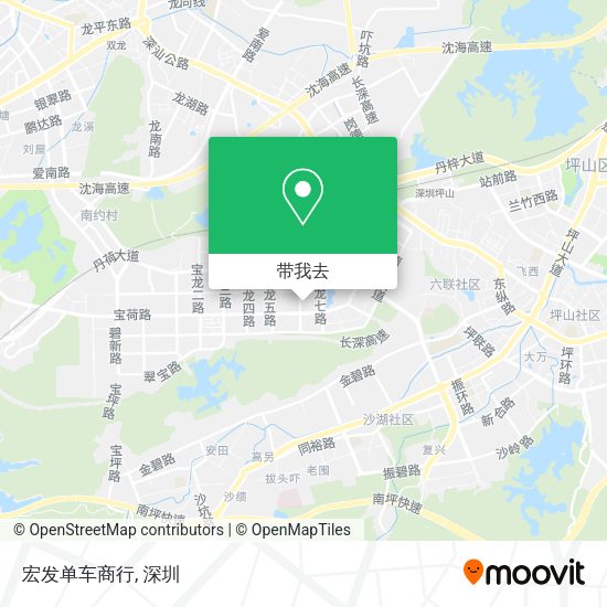 宏发单车商行地图