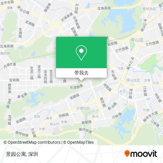 景园公寓地图