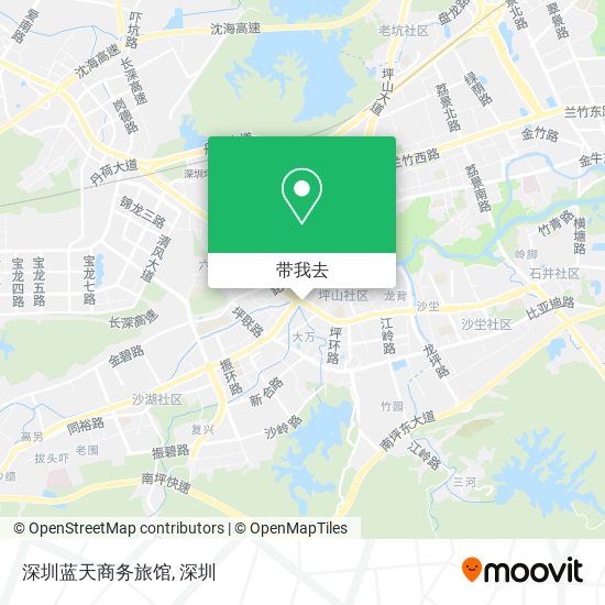 深圳蓝天商务旅馆地图