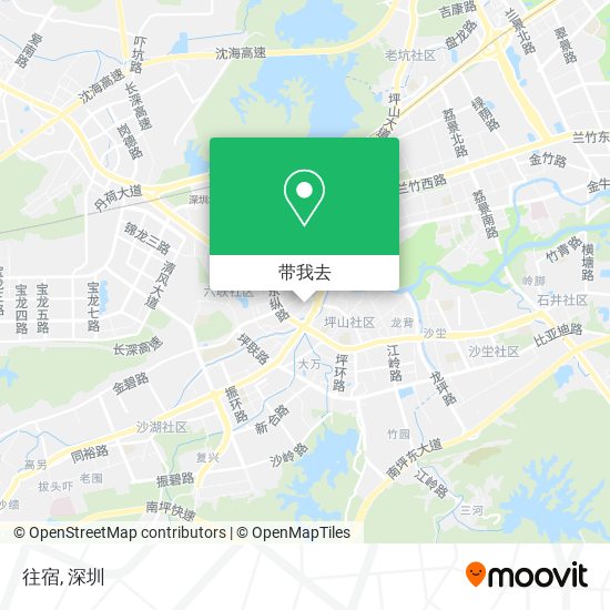 往宿地图
