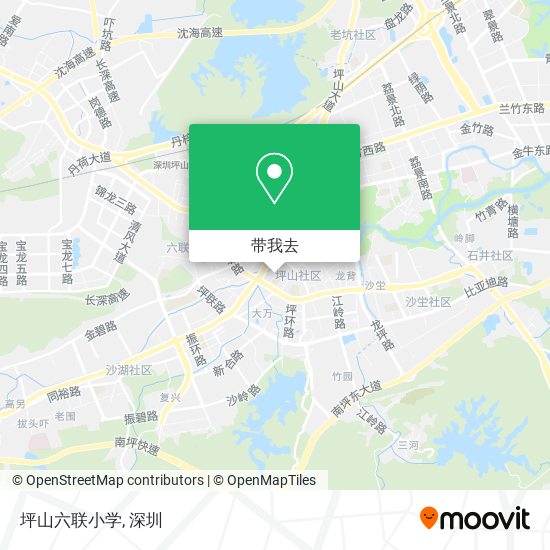 坪山六联小学地图