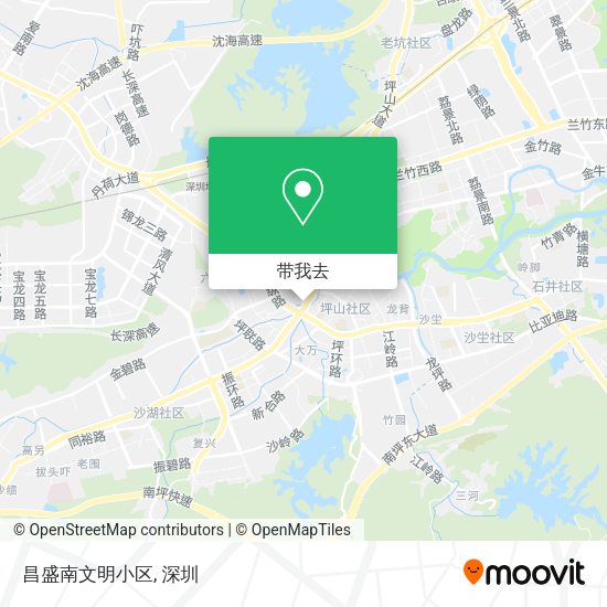 昌盛南文明小区地图