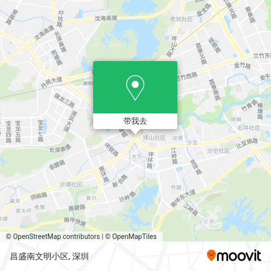 昌盛南文明小区地图